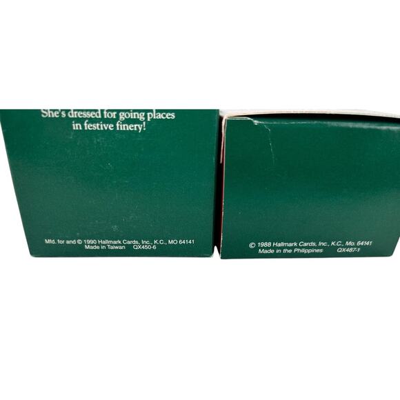 Hallmark Keepsake Ornament 1988 Peek-a-boo Kitties and Christmas Kity 1988/1990 - Picture 5 of 7